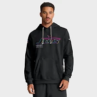Men's Nike Black New York Jets 2025 NFL Crucial Catch Sideline Standard Issue Dri-FIT Hoodie