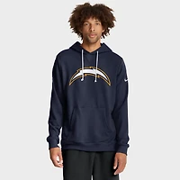 Men's Nike Navy Los Angeles Chargers Sideline Standard Issue Alt 2 Dri-FIT Hoodie