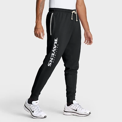 Men's Nike Black Baltimore Ravens Sideline Standard Issue Ground Game Dri-FIT Taper Pants