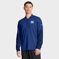 Men's Nike Royal New York Giants Sideline Dri-FIT Half-Zip Pullover
