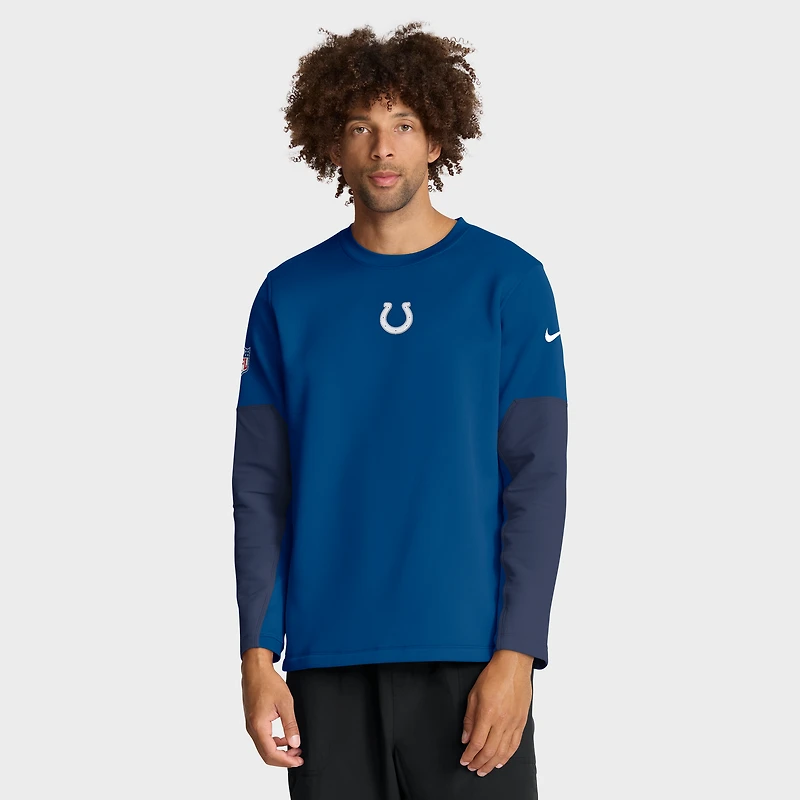 Men's Nike Royal Indianapolis Colts Sideline Scripted to Win Performance Long Sleeve T-Shirt
