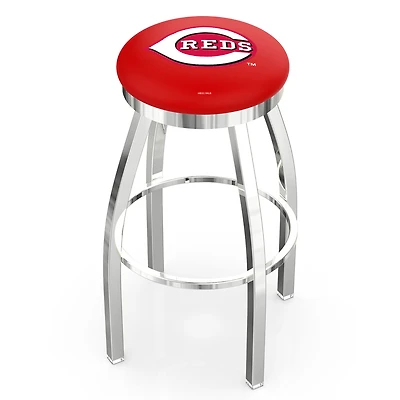 Cincinnati Reds 25" Chrome Swivel Counter Stool
