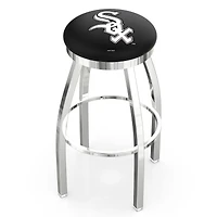 Chicago White Sox 25" Chrome Swivel Counter Stool