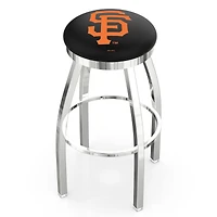 San Francisco Giants 25" Chrome Swivel Counter Stool
