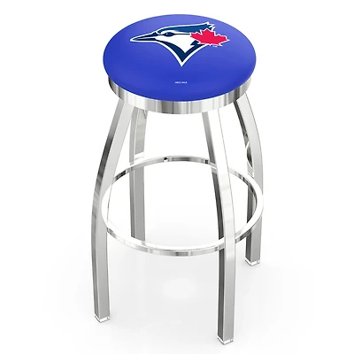 Toronto Blue Jays 25" Chrome Swivel Counter Stool