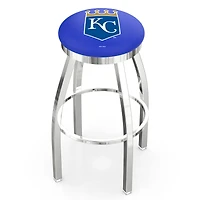 Kansas City Royals 25" Chrome Swivel Counter Stool