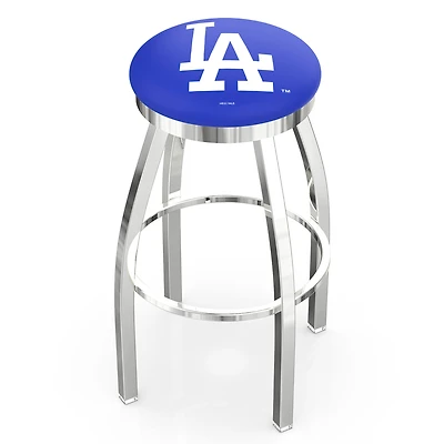 Los Angeles Dodgers 30" Chrome Swivel Bar Stool