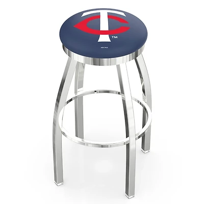 Minnesota Twins 30" Chrome Swivel Bar Stool