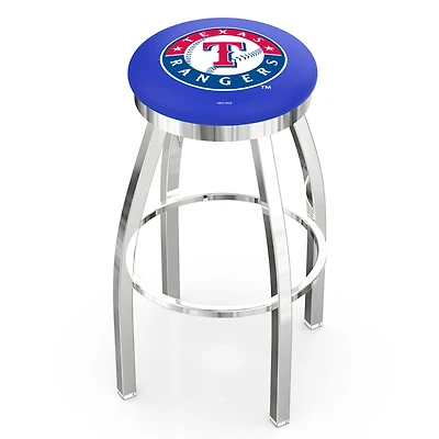 Texas Rangers 30" Chrome Swivel Bar Stool
