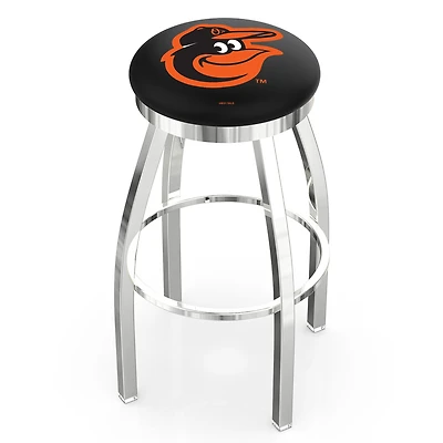 Baltimore Orioles 30" Chrome Swivel Bar Stool