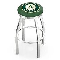 Athletics 36" Chrome Swivel Counter Stool