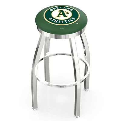 Athletics 36" Chrome Swivel Counter Stool