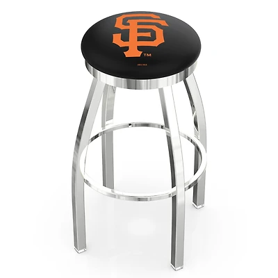 San Francisco Giants 36" Chrome Swivel Counter Stool