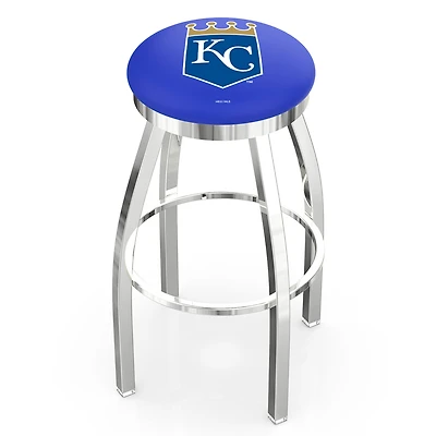 Kansas City Royals 36" Chrome Swivel Counter Stool