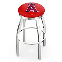 Los Angeles Angels 36" Chrome Swivel Counter Stool