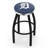 Detroit Tigers 30" Swivel Counter Stool with Chrome Accent
