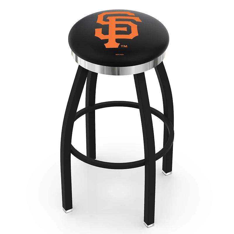 San Francisco Giants 36" Swivel Counter Stool with Chrome Accent
