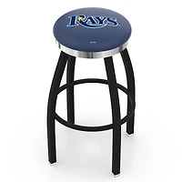 Tampa Bay Rays 36" Swivel Counter Stool with Chrome Accent