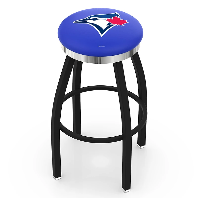 Toronto Blue Jays 36" Swivel Counter Stool with Chrome Accent
