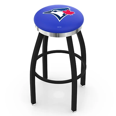 Toronto Blue Jays 36" Swivel Counter Stool with Chrome Accent
