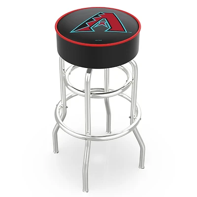 Arizona Diamondbacks 25" Double Ring Chrome Swivel Counter Stool