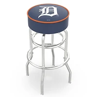 Detroit Tigers 30" Double Ring Chrome Swivel Counter Stool