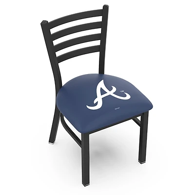 Atlanta Braves 18" Chair with Black Wrinkle Finish
