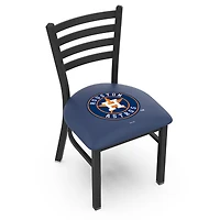 Houston Astros 18" Chair with Black Wrinkle Finish