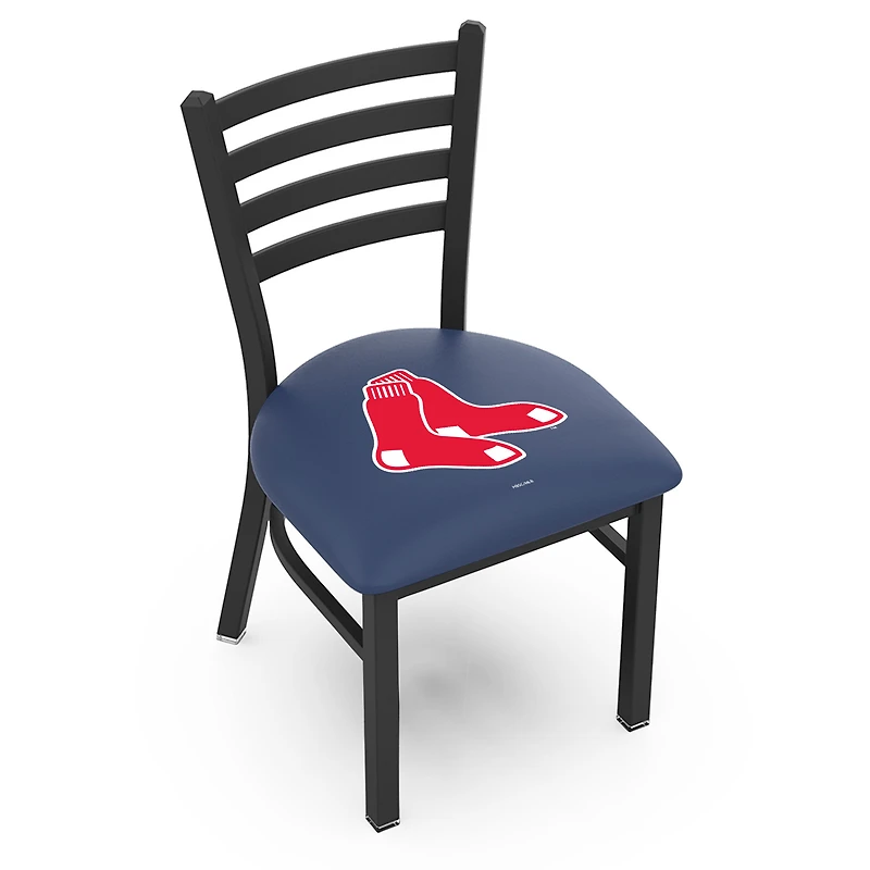 Boston Red Sox 18" Chair with Black Wrinkle Finish