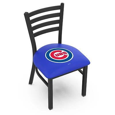 Chicago Cubs 18" Chair with Black Wrinkle Finish