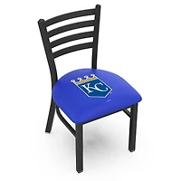 Kansas City Royals 18" Chair with Black Wrinkle Finish