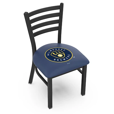Milwaukee Brewers 18" Chair with Black Wrinkle Finish
