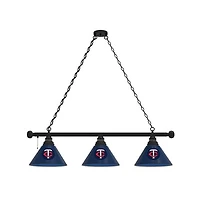 Minnesota Twins 3-Shade Billiard Light with Black Fixture