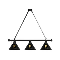 Pittsburgh Pirates 3-Shade Billiard Light with Black Fixture