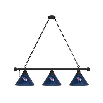 Cleveland Guardians 3-Shade Billiard Light with Black Fixture