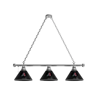 Arizona Diamondbacks 3-Shade Billiard Light with Chrome Fixture
