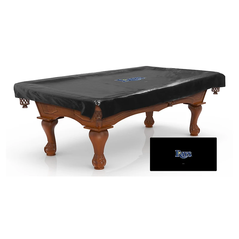 Tampa Bay Rays 8' Pool Table Cover