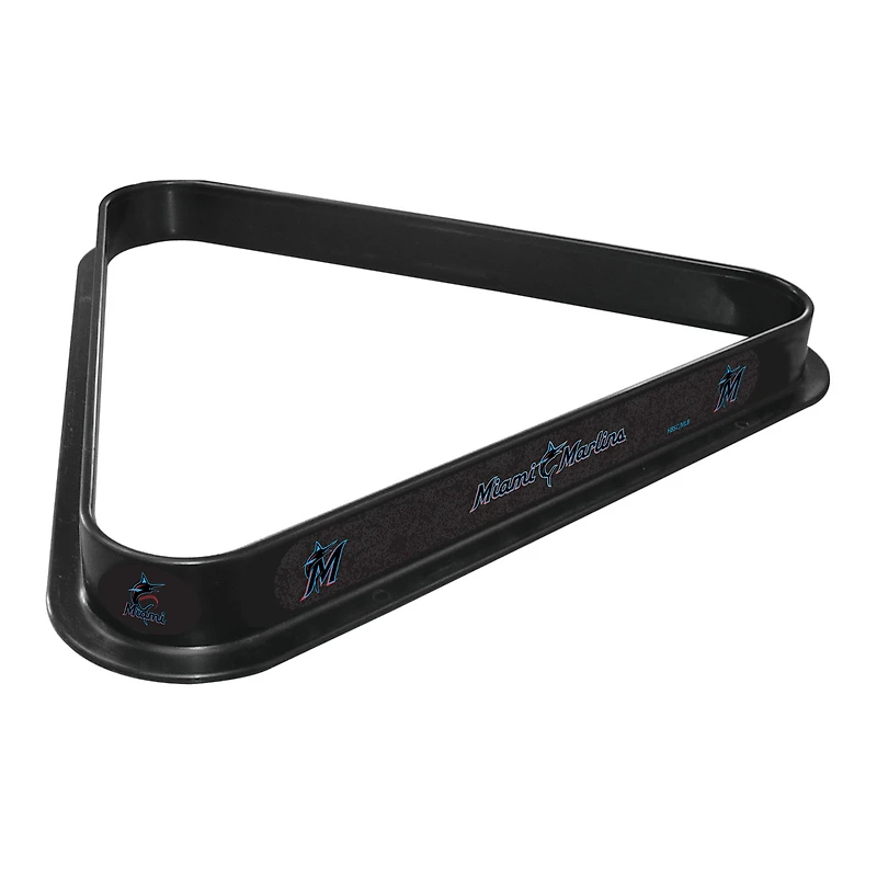 Miami Marlins Billiard Racking Triangle