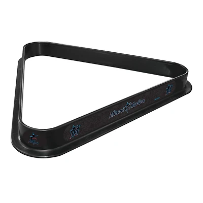 Miami Marlins Billiard Racking Triangle