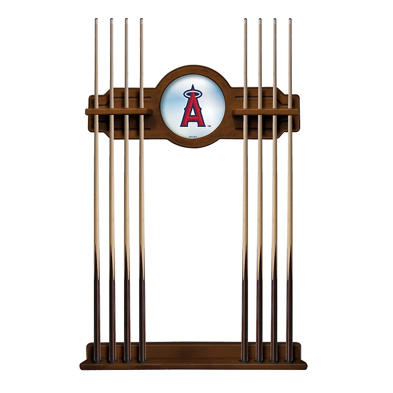 Chardonnay Los Angeles Angels Eight Stick Wood Pool Cue Rack