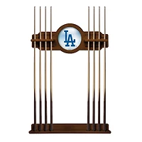 Chardonnay Los Angeles Dodgers Eight Stick Wood Pool Cue Rack
