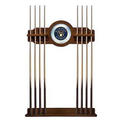 Chardonnay Milwaukee Brewers Eight Stick Wood Pool Cue Rack