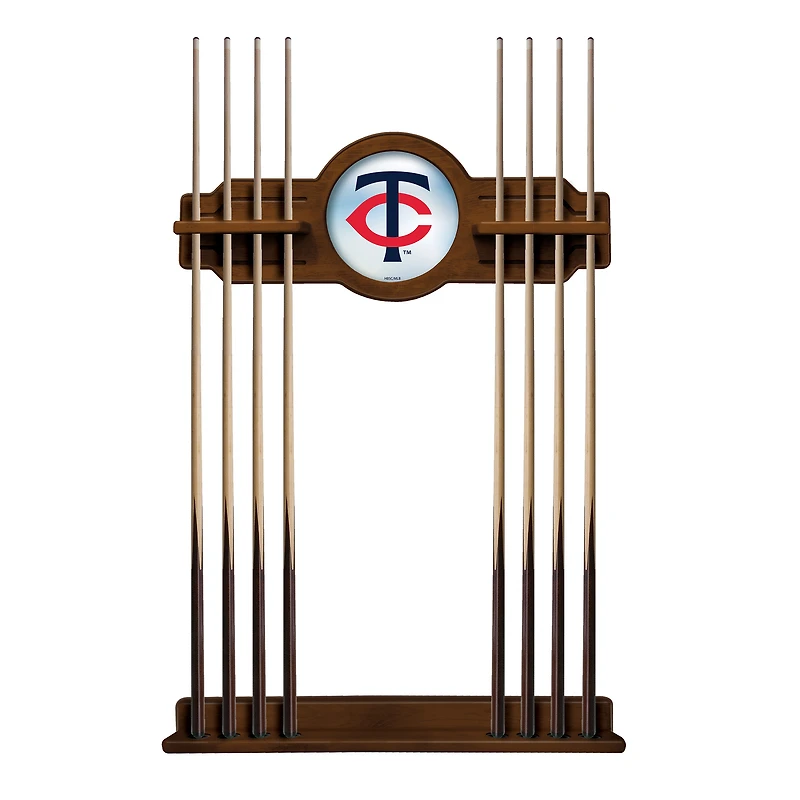 Chardonnay Minnesota Twins Eight Stick Wood Pool Cue Rack