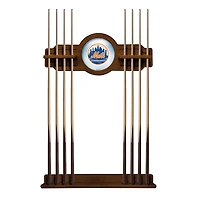 Chardonnay New York Mets Eight Stick Wood Pool Cue Rack