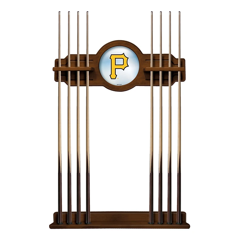 Chardonnay Pittsburgh Pirates Eight Stick Wood Pool Cue Rack