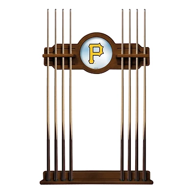 Chardonnay Pittsburgh Pirates Eight Stick Wood Pool Cue Rack