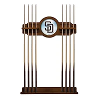 Chardonnay San Diego Padres Eight Stick Wood Pool Cue Rack