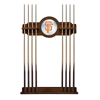 Chardonnay San Francisco Giants Eight Stick Wood Pool Cue Rack