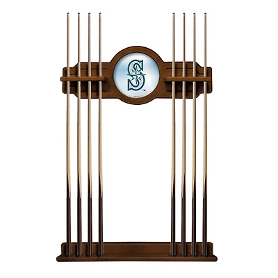 Chardonnay Seattle Mariners Eight Stick Wood Pool Cue Rack
