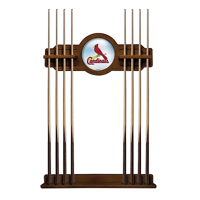 Chardonnay St. Louis Cardinals Eight Stick Wood Pool Cue Rack